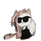 Girls White Choupette Handbag ( 21cm ), 1, hi-res