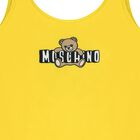 Girls Yellow Teddy Bear Logo Swimsuit, 3, hi-res