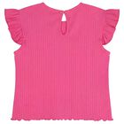 Girls Pink Flower Skirt Set, 1, hi-res