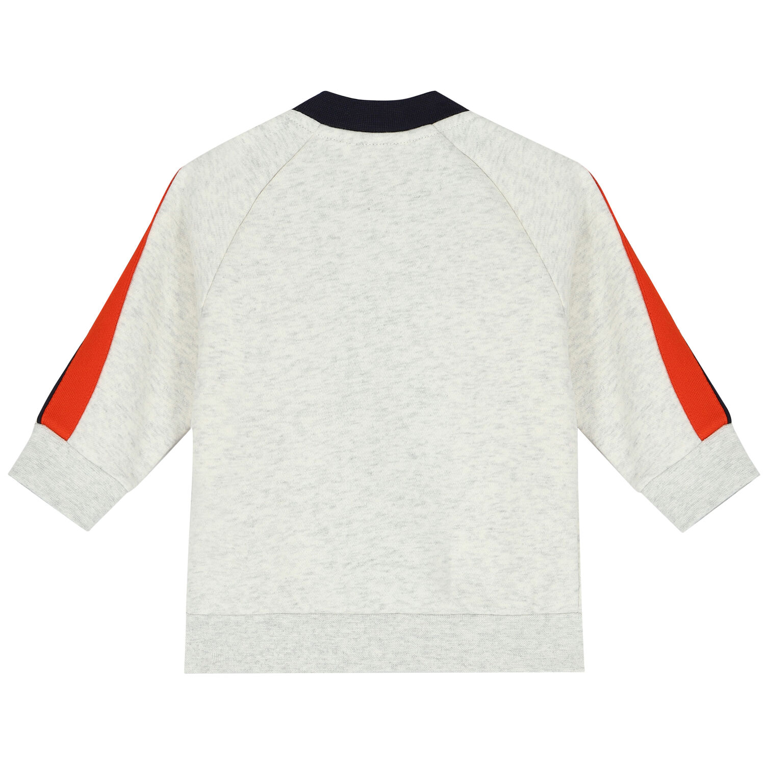 Baby Boys Grey Logo Zip Up Top, 1, hi-res