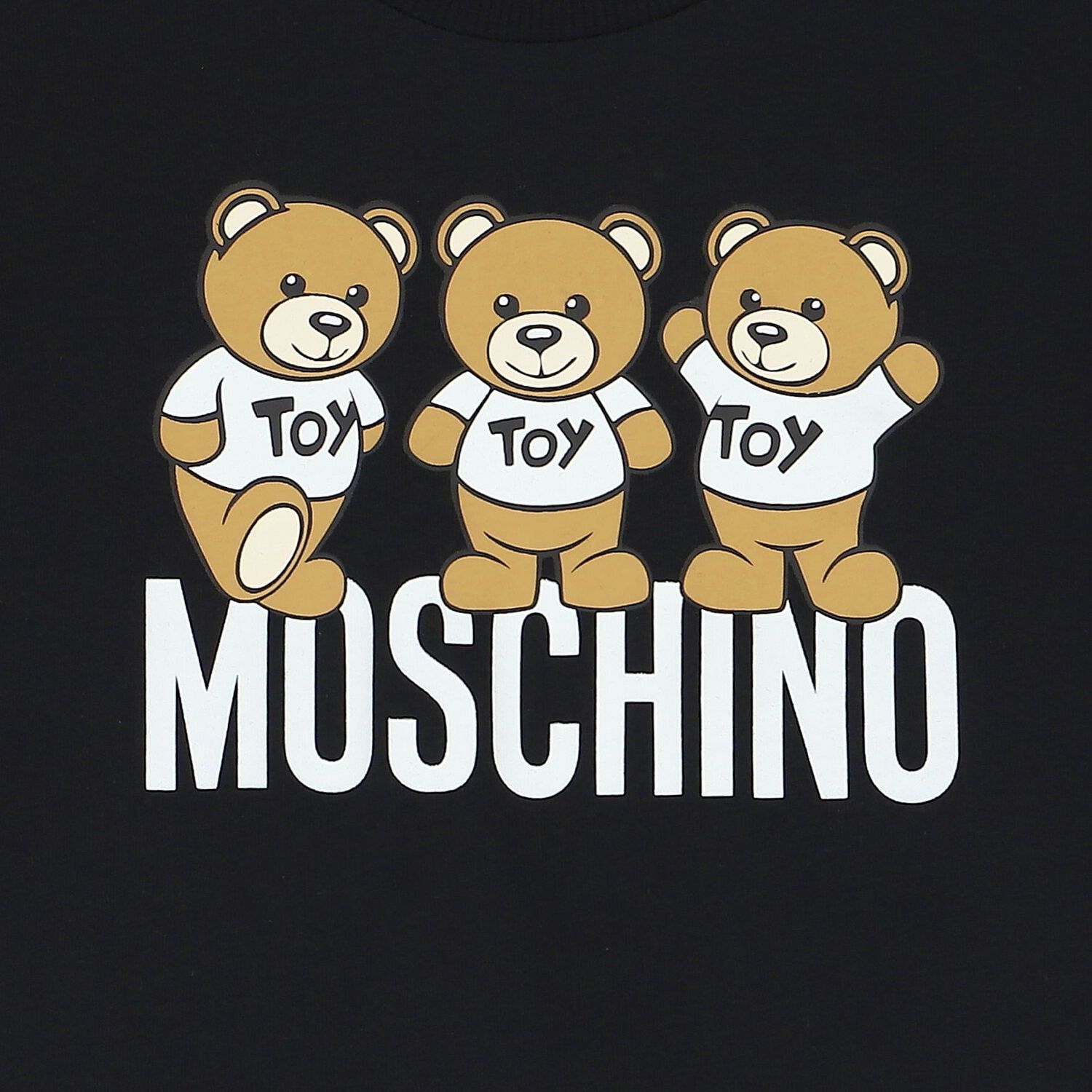 Black Teddy Bear Logo T-Shirt, 2, hi-res