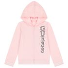Girls Pink Logo Sequin Tracksuit, 1, hi-res