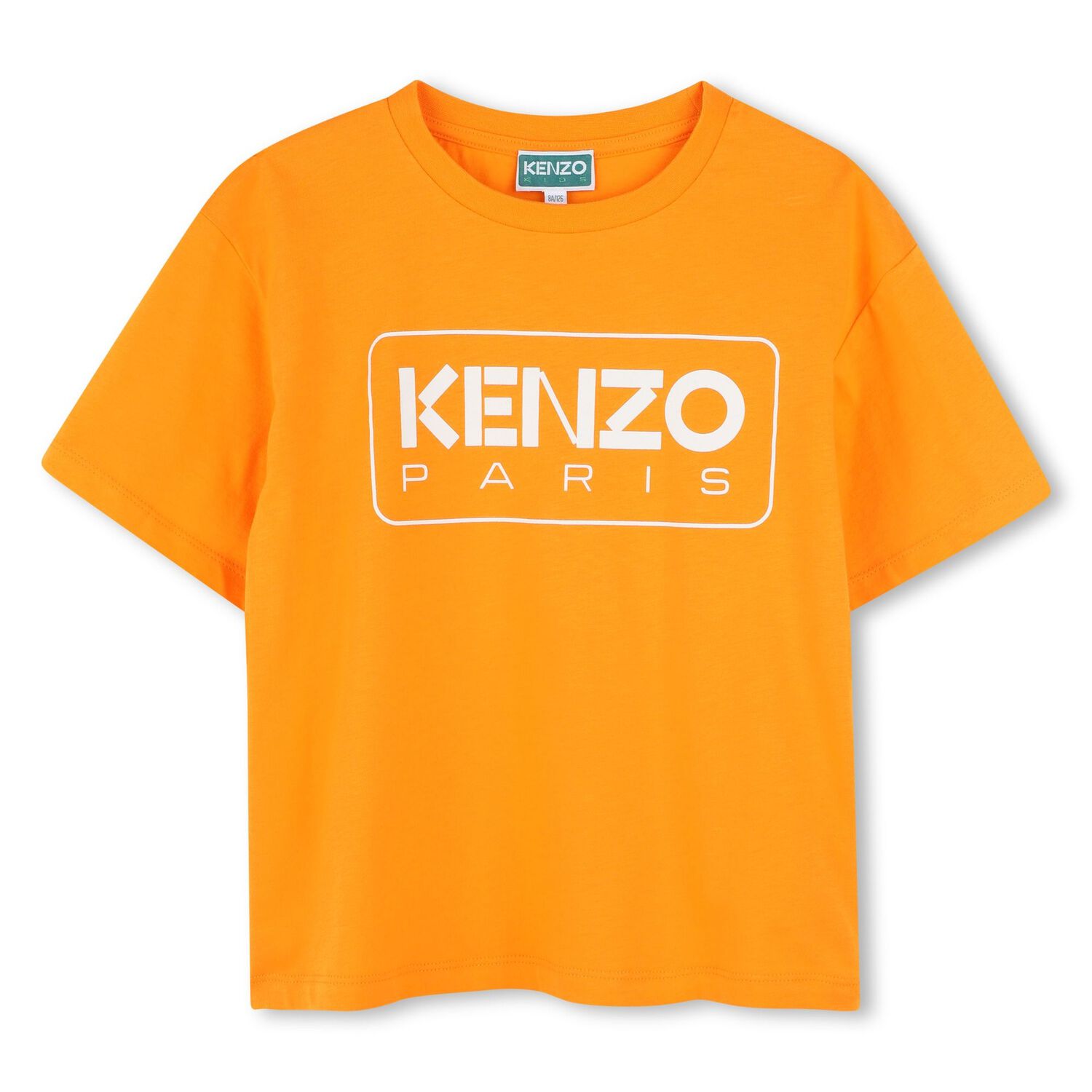 Girls Orange Logo T-Shirt, 1, hi-res