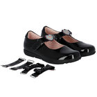 Girls Black Patent Leather Shoes, 1, hi-res