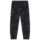 Boys Black Logo Joggers, 2, hi-res