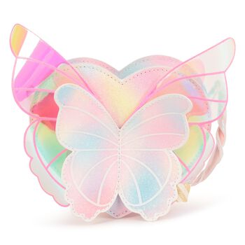 Girls Pink Butterfly Handbag