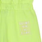 Girls Neon Yellow Wide Leg Trousers, 1, hi-res