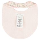 Baby Girls Pink Floral Bib, 1, hi-res
