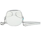 Girls White Logo Leather Handbag, 1, hi-res