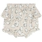Baby Girls Ivory & Beige Shorts Set ( 2-Pack ), 1, hi-res
