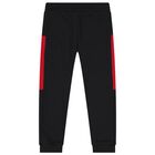 Boys Red, Grey & Black 3 Piece Tracksuit Set, 2, hi-res