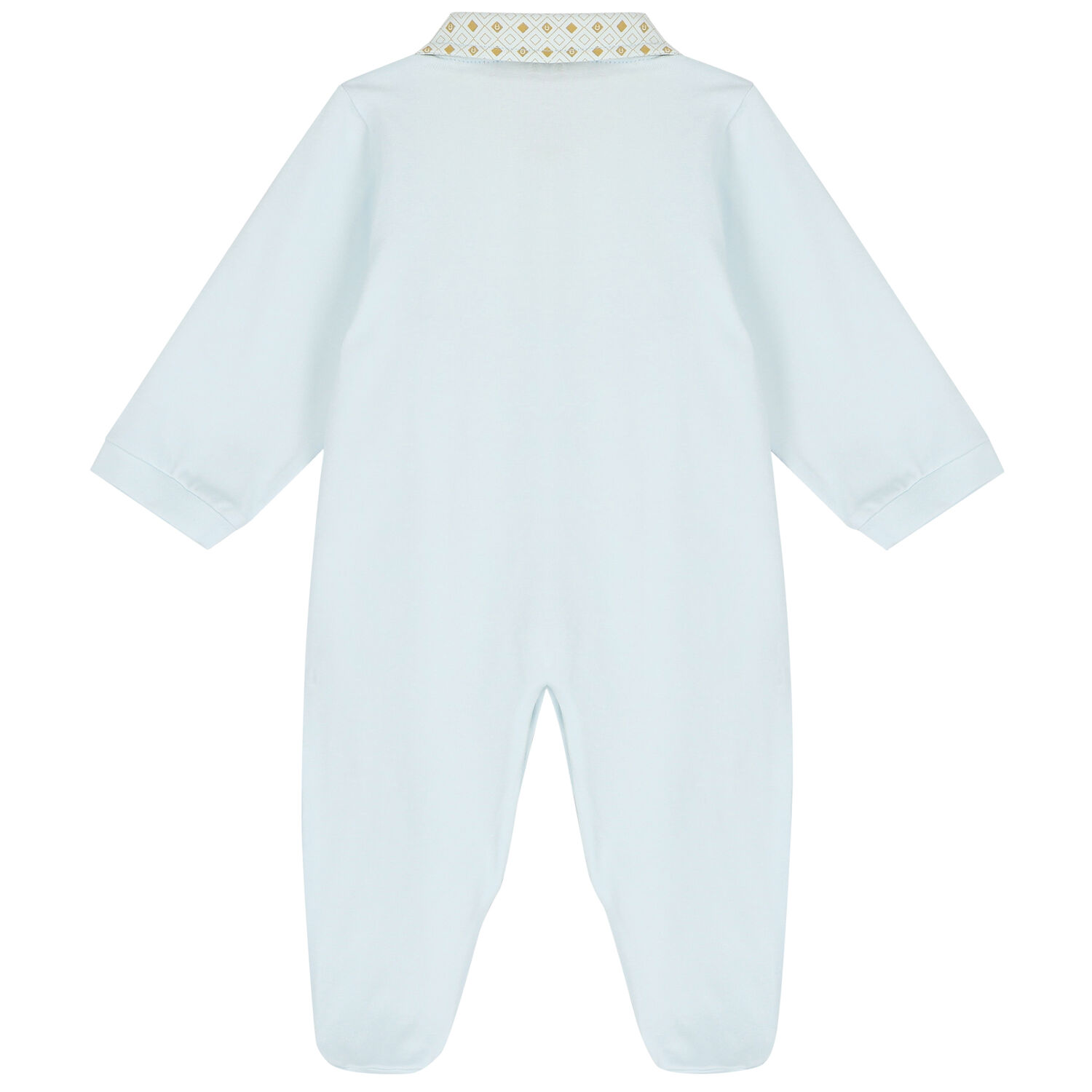 Blue & Gold Logo Babygrow, 2, hi-res