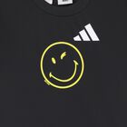 Black Smiley Logo Shorts Set, 1, hi-res