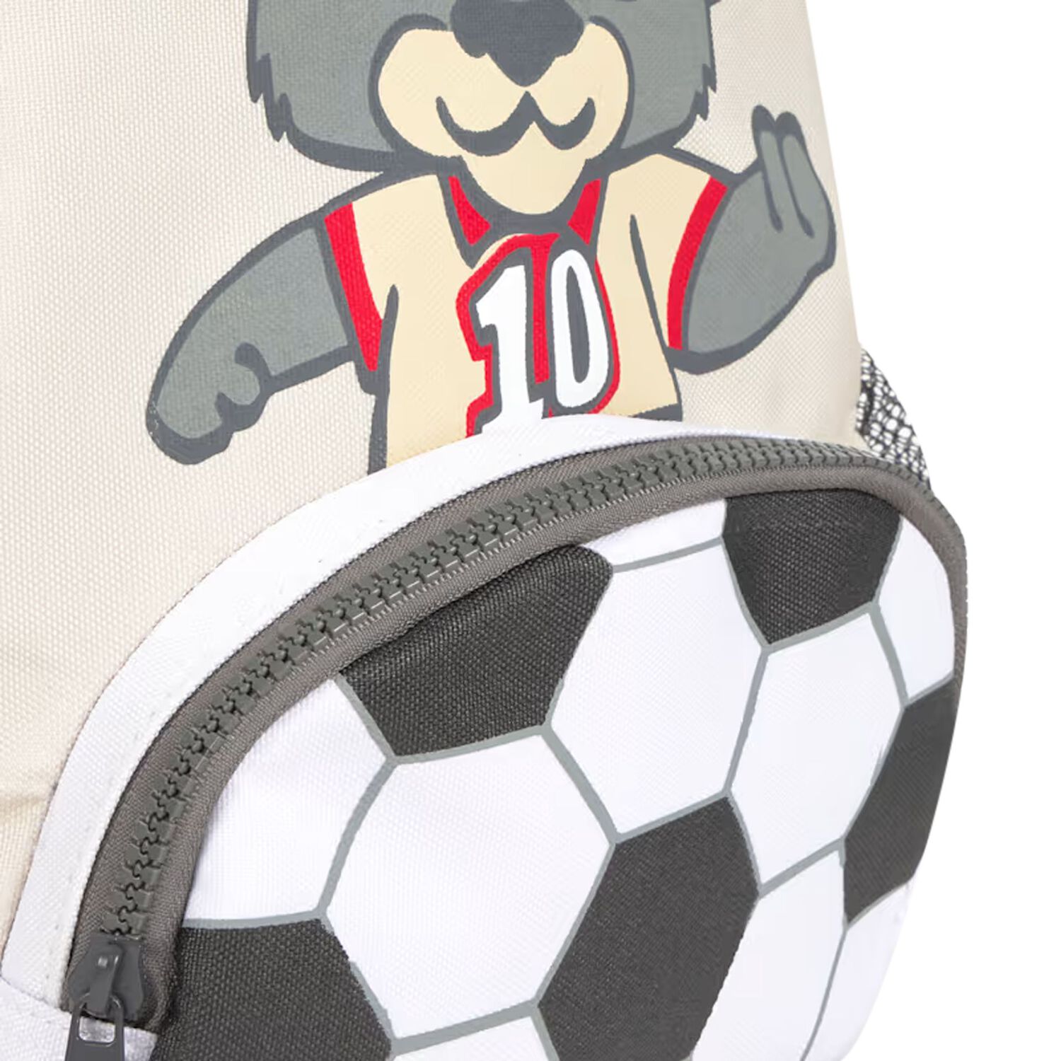 Boys Beige Tiger Backpack, 2, hi-res