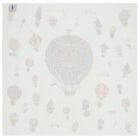 White Hot Air Balloons Baby Carré Swaddle & Bib Gift Set, 1, hi-res
