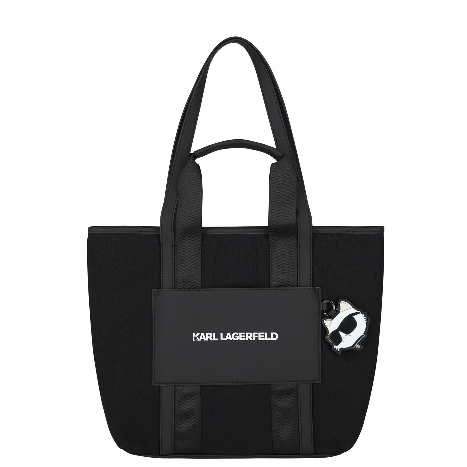 Girls Black Choupette Tote Bag, 1, hi-res