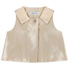 Girls Gold Fringe Skirt Set, 1, hi-res