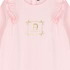 Baby Girls Pink Logo Babygrow, 2, hi-res