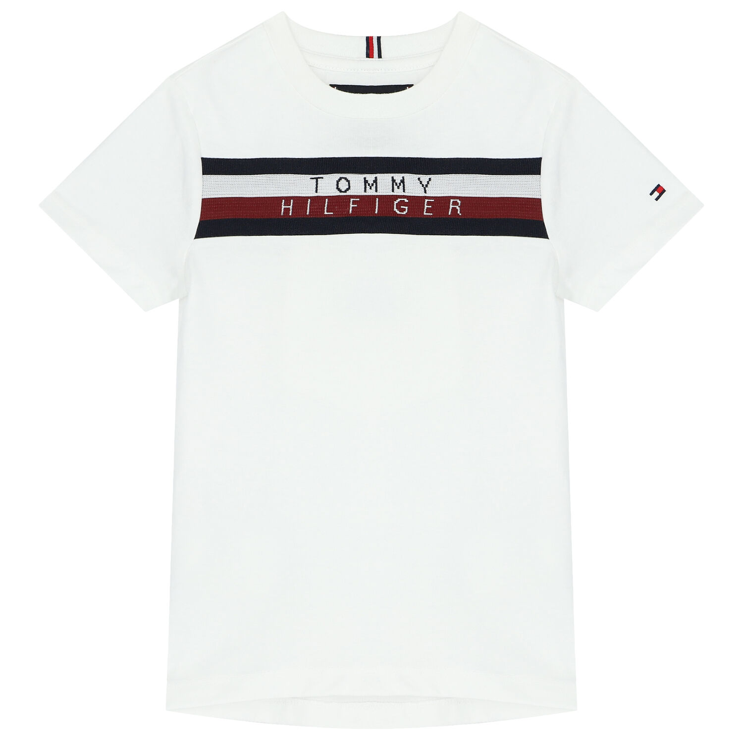 Boys White Logo T-Shirt, 2, hi-res