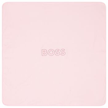 Baby Girls Pink Logo Blanket