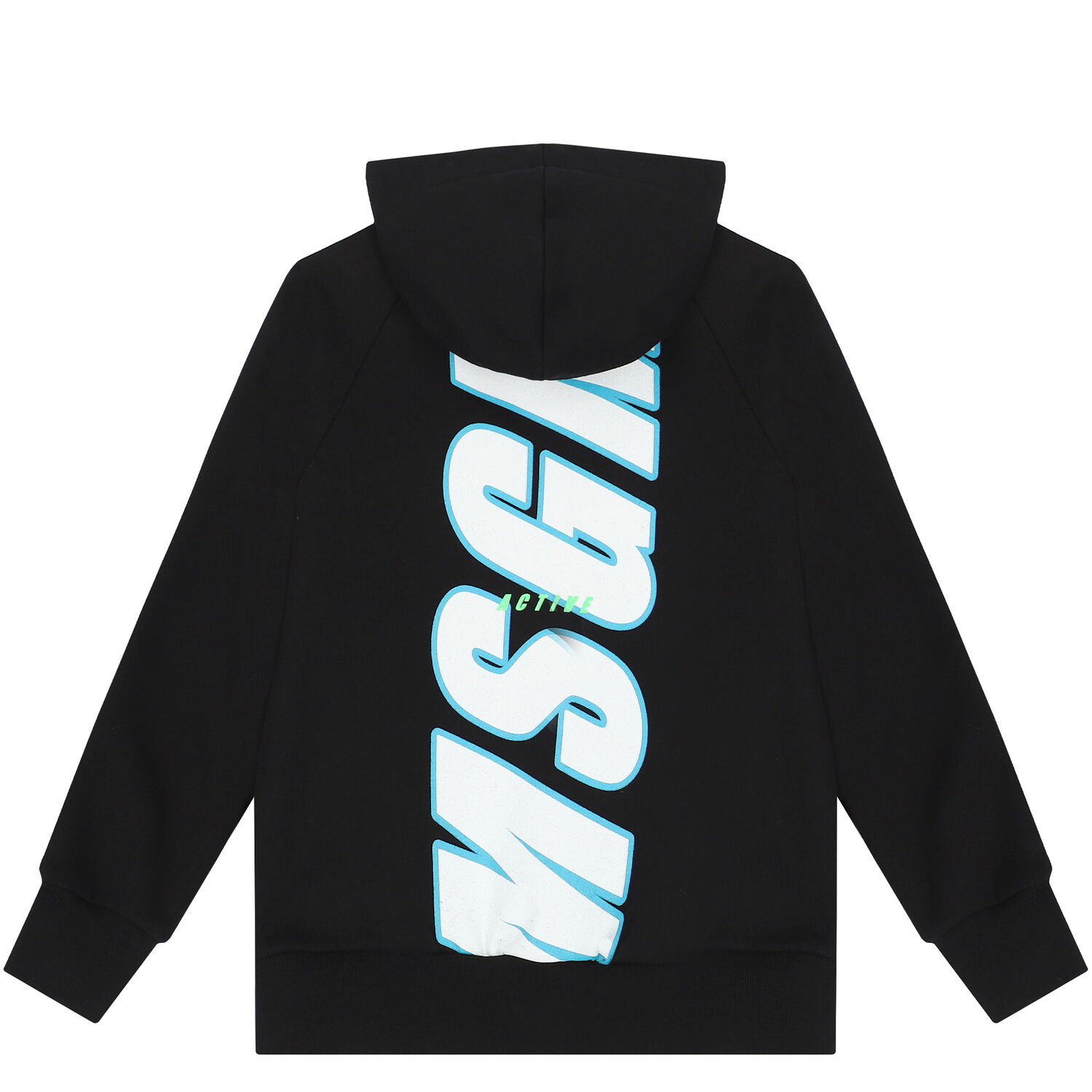 Boys Black Logo Zip Up Top, 1, hi-res image number null