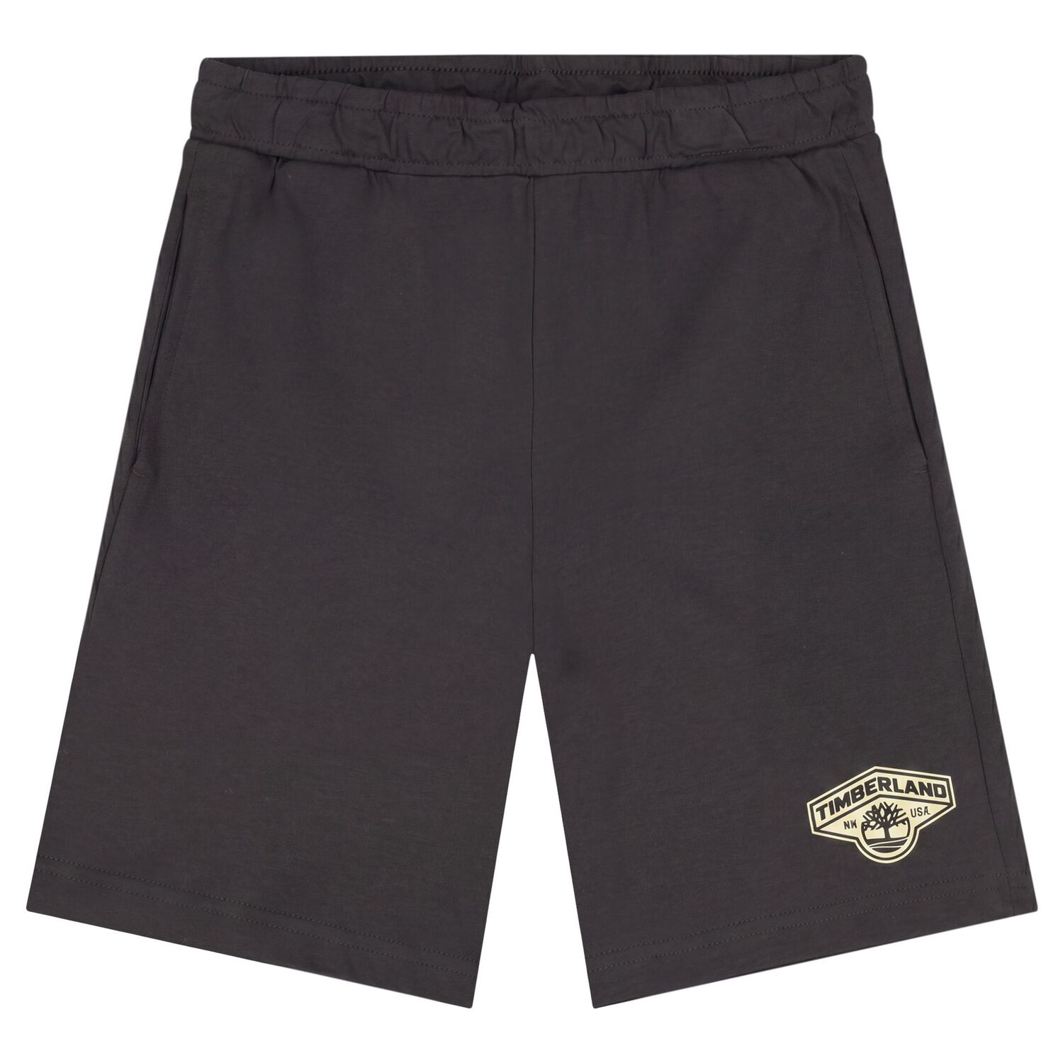 Boys Yellow & Grey Logo Shorts, 1, hi-res