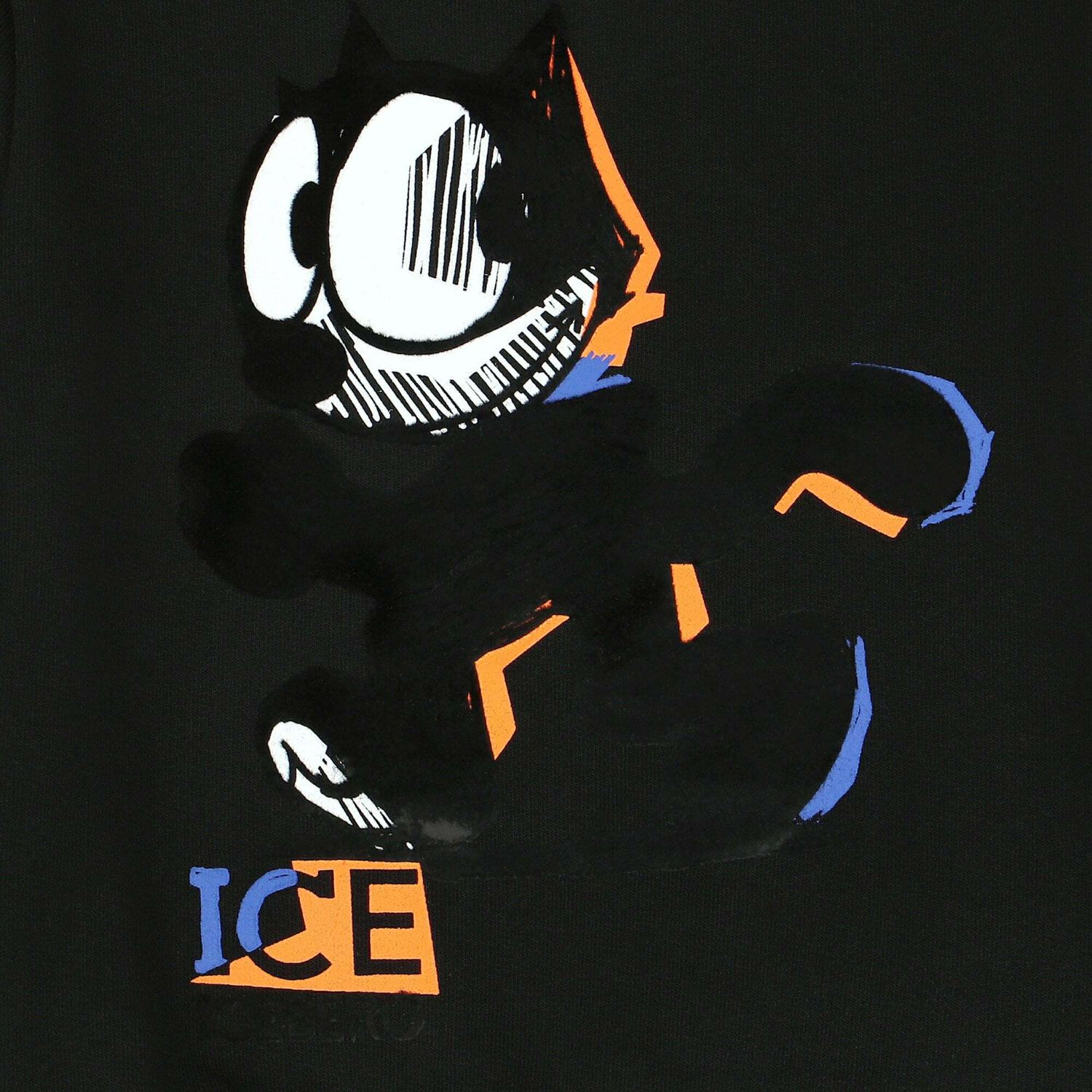 Younger Boys Black Printed Sweatshirt, 1, hi-res