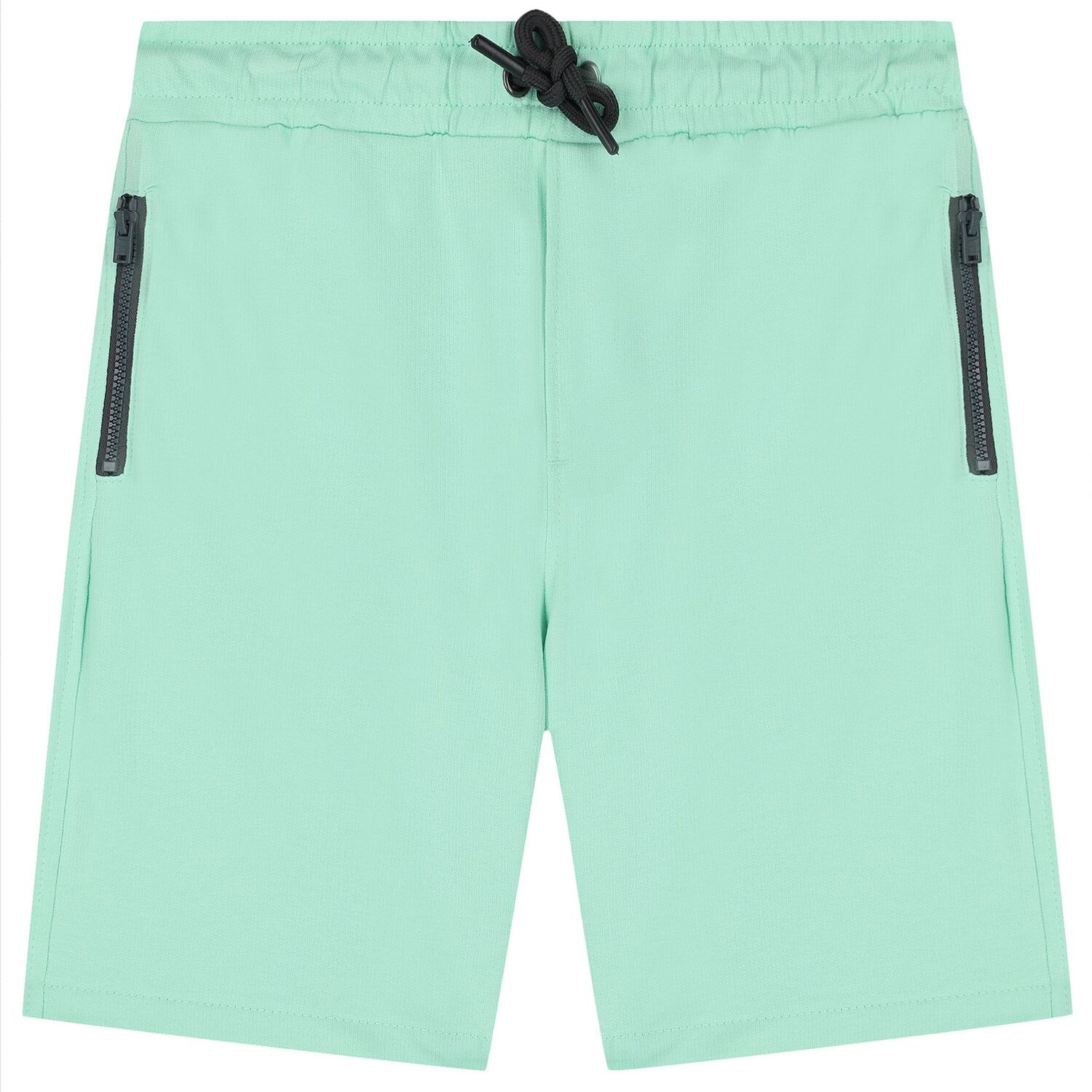 Boys White & Green Shorts Set, 1, hi-res