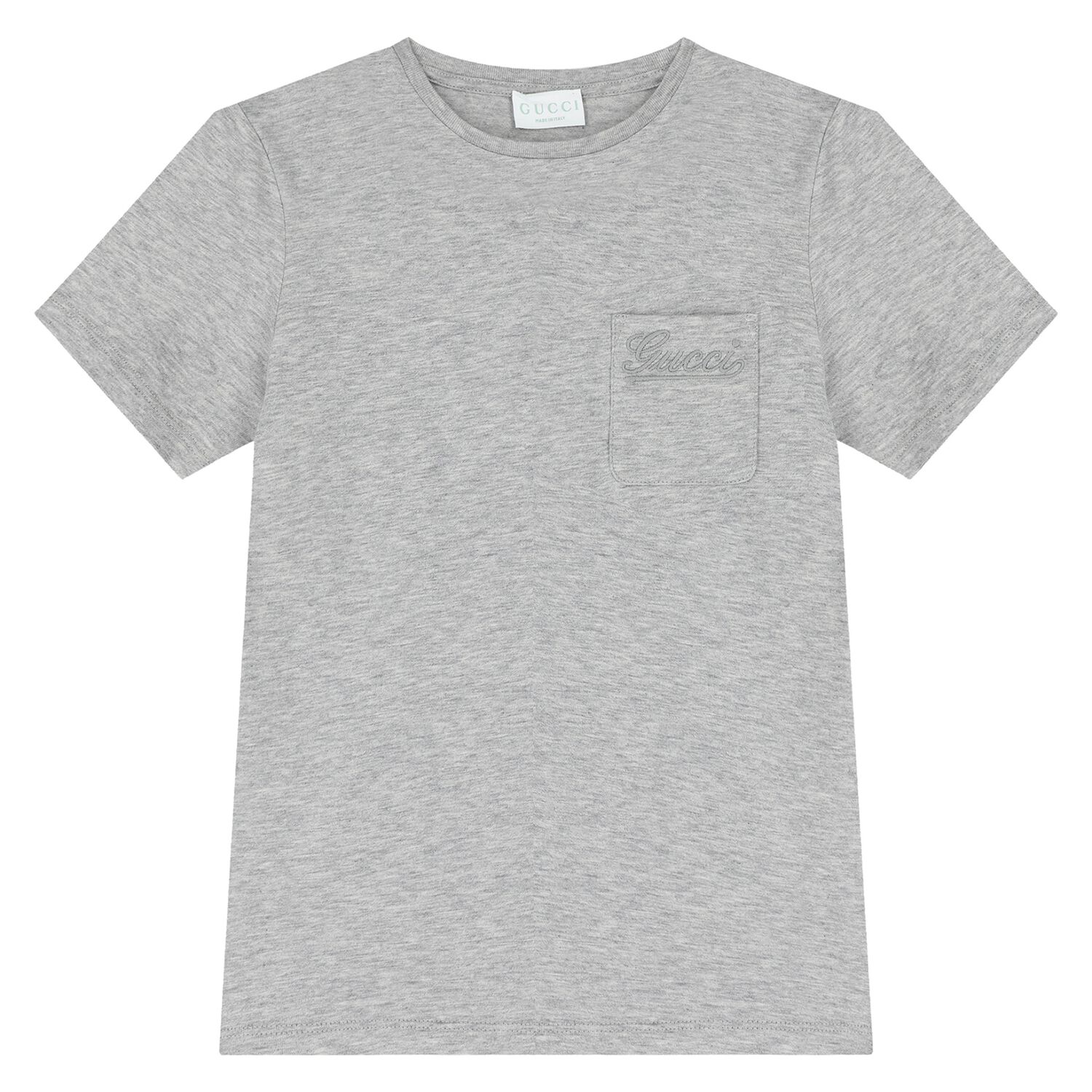 Grey Cotton Logo T-Shirt, 1, hi-res image number null