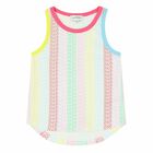 Girls Multicoloured Logo Top, 1, hi-res