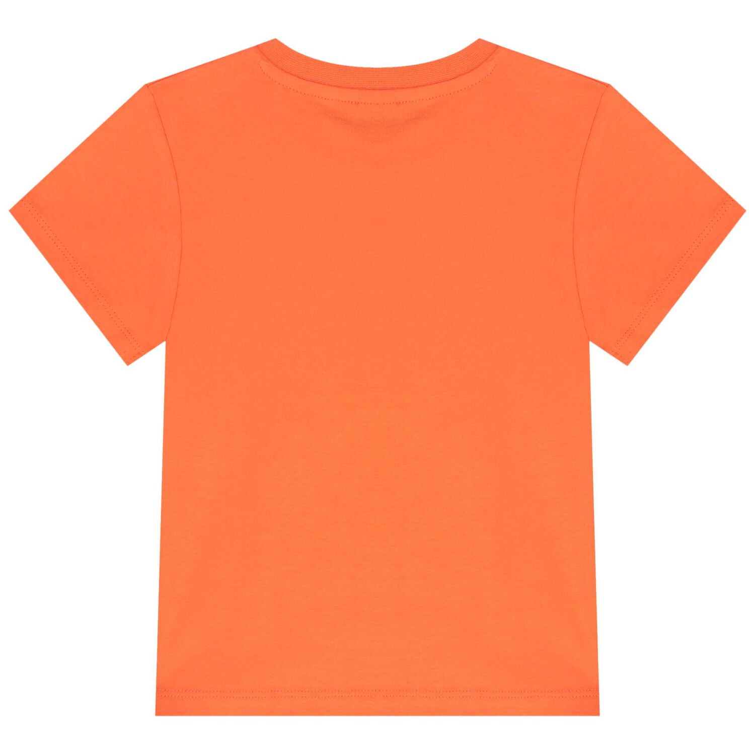 Girls Orange Flower Logo T-Shirt, 1, hi-res