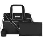 Black Logo Baby Changing Bag, 1, hi-res