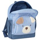 Boys Blue Puppy Backpack, 3, hi-res