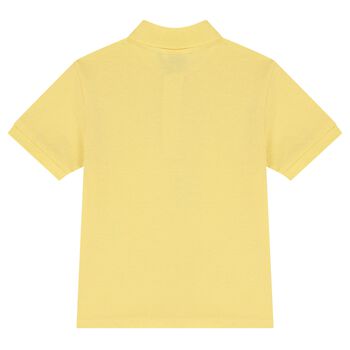 Boys Yellow Logo Polo Shirt