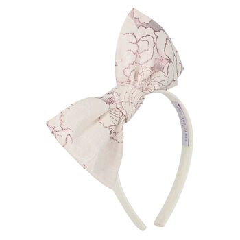 Girls Pink Jacquard Headband