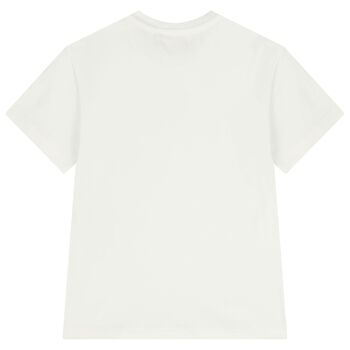 Girls White Logo T-Shirt