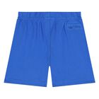 Younger White & Blue Disney Logo Shorts Set, 1, hi-res