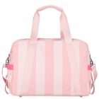 Pink Logo Striped Baby Changing Bag, 1, hi-res