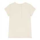 Baby Girls Ivory Polo Bear T-Shirt, 1, hi-res