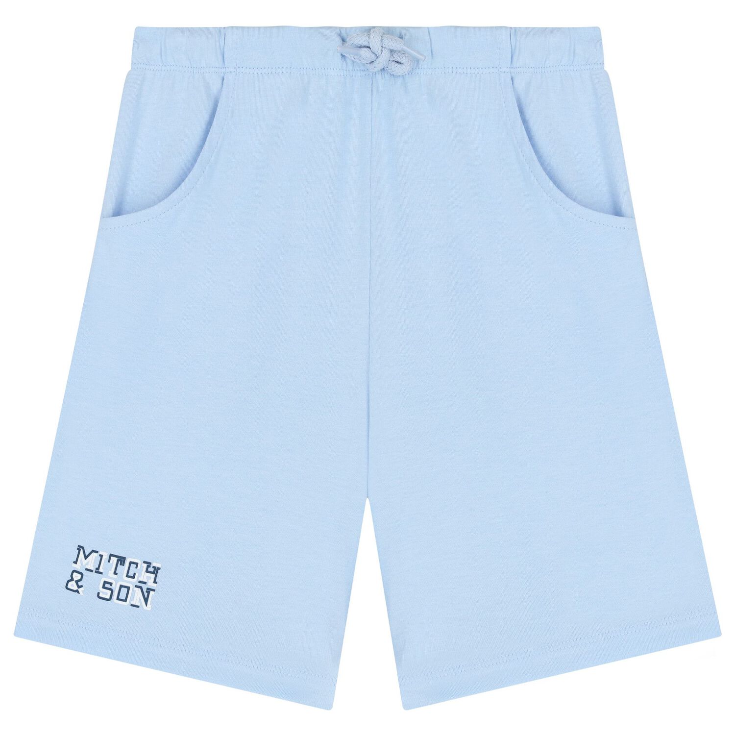 Boys Blue Logo Shorts Set, 1, hi-res image number null