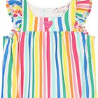 Baby Girls Striped Romper, 1, hi-res