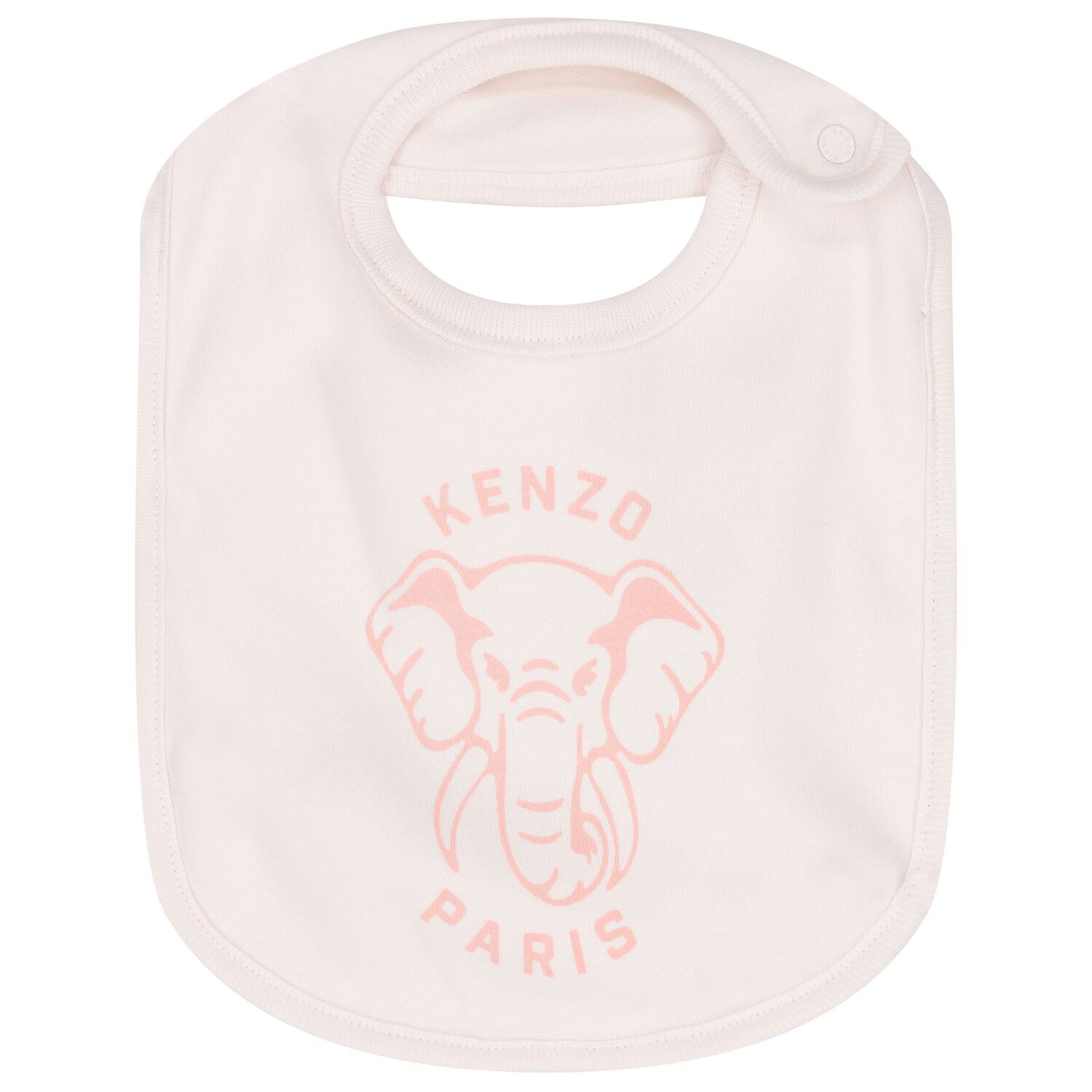 Baby Girls Elephant Logo Hat & Bib Set, 1, hi-res