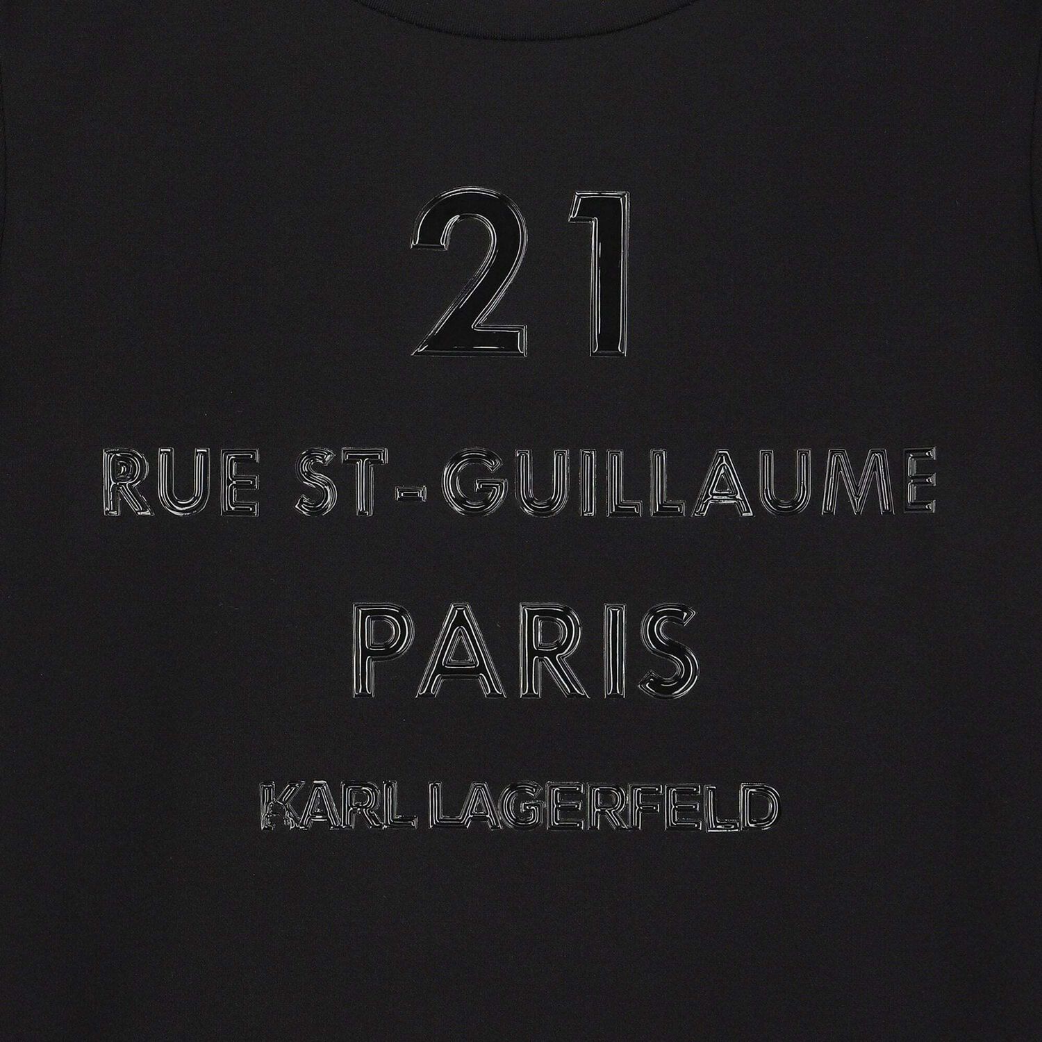 Girls Black Logo Dress, 1, hi-res image number null