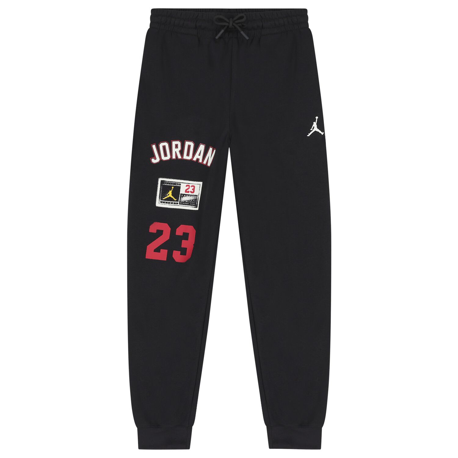 Boys Black Jordan Joggers, 1, hi-res