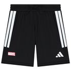Boys Red & Black Marvel Shorts Set, 1, hi-res