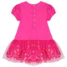 Girls Pink Tulle Dress, 1, hi-res