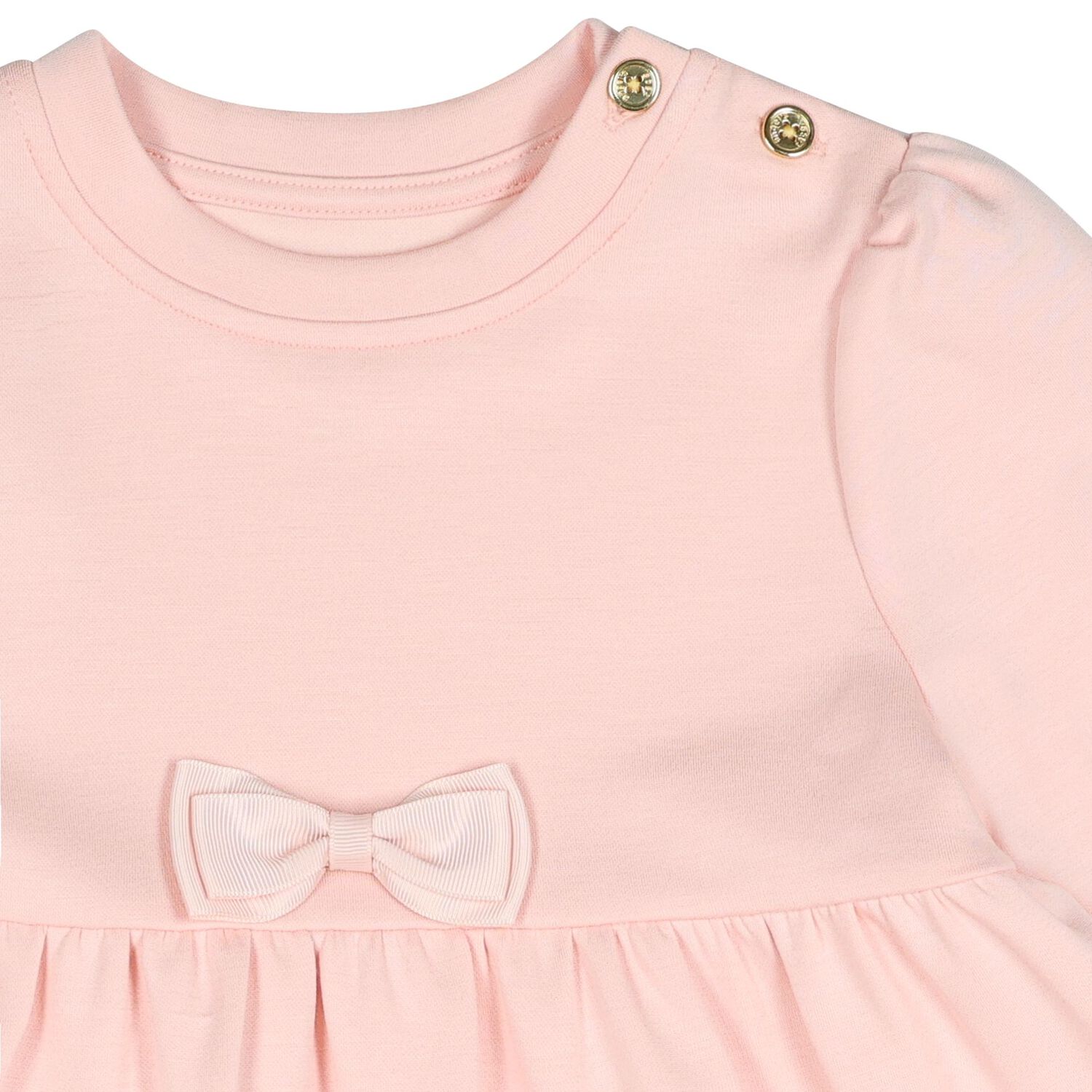 Baby Girls Pink Tulle Ruffle Hem Dawn Dress, 1, hi-res