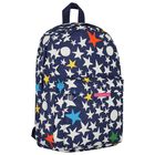 Navy Blue & White Star Backpack, 1, hi-res