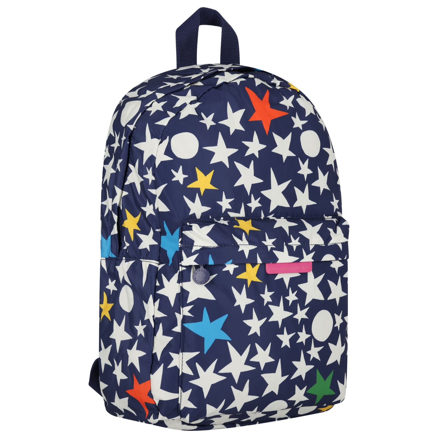 Navy Blue & White Star Backpack, 1, hi-res