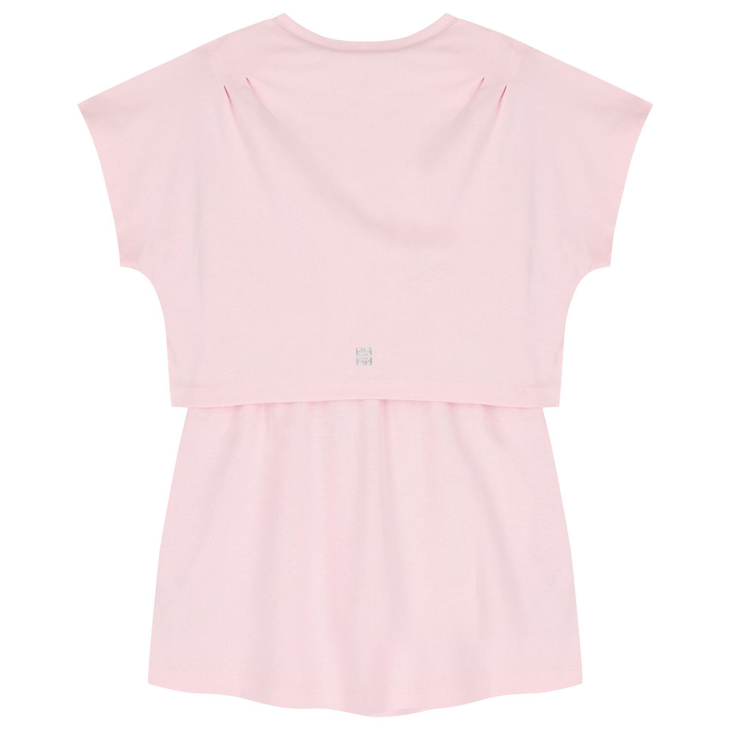 Girls Pink Logo Dress, 1, hi-res